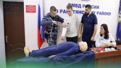 Ракитянские полицейские научились оказывать первую медицинскую помощь