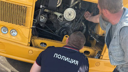 Госавтоинспекторы Краснояружского района проверили техническое состояние школьных автобусов