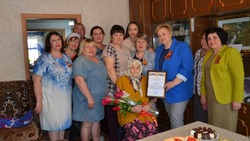Жительница краснояружского села Теребрено отметила своё 95-летие
