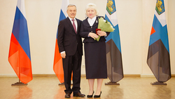 Главный финансист района получила медаль «За заслуги перед Землёй Белгородской»