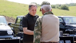 Краснояружский батальон теробороны получил автомобили и дополнительное снаряжение