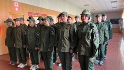 Воспитанники Ракитянского центра военно-спортивной подготовки «Воин» открыли новую смену