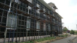 Строители приступили к финальной стадии ремонта Ракитянской школы №3