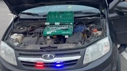 Сотрудники Ракитянского ГАИ задержали автомобиль с незаконно установленными проблесковыми маячками