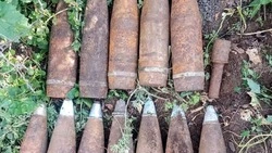 Взрывотехники изъяли 12 артиллерийских снарядов и гранату в Ракитянском районе