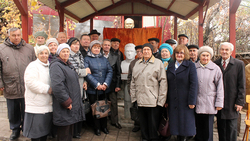 Участники комсомольского движения посетили усадьбу-музей Анатолия Ивановича Борисенко