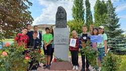 Краснояружские школьники побывали в туристском походе по местам воинской славы Ивнянского района
