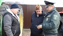 Начальник Краснояружской инспекции гостехнадзора завершил техосмотр сельскохозяйственной техники