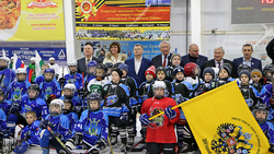 Князь Александр Трубецкой открыл хоккейный турнир в Ракитном