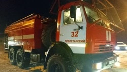 Спасатели потушили пожар в Краснояружском округе