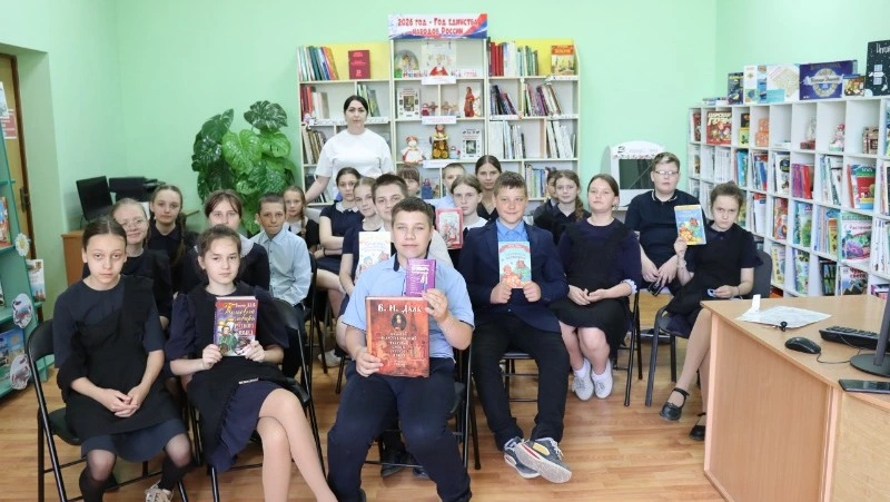 Ракитянские школьники посетили литературно-познавательный час «Собиратель слов и смыслов»