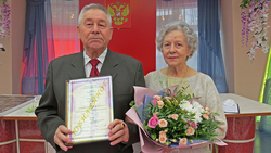 Супруги Рудовские из Ракитянского района отметили 50-летие совместной жизни