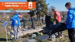 Ракитянские волонтёры приняли участие в акции «Субботник памяти»
