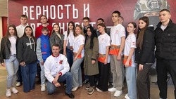 Участники ракитянского штаба Победы побывали в центре «Воин»