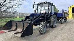 Начальник  Ракитянской  инспекции гостехнадзора  проверил технику свиноводческих производств