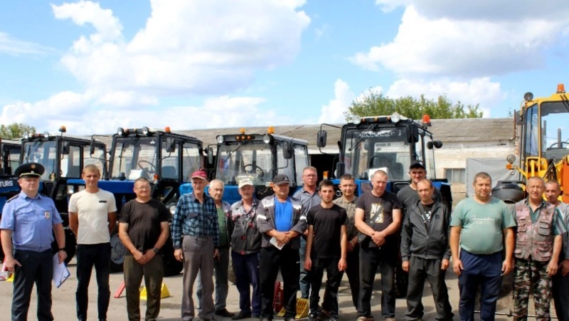 Начальник инспекции гостехнадзора Ракитянского района провёл техосмотр 