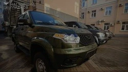 Губернатор Вячеслав Гладков - о передаче машин подразделению «БАРС-Белгород»