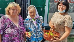 Акция «Яблочный Спас для всех нас с угощеньем!» прошла в краснояружском селе Теребрено