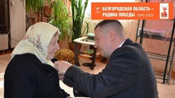 Краснояружские ветераны получили юбилейные медали
