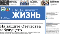 Газета «Наша жизнь» №8 от 20 февраля 2025 года