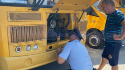 Краснояружская Госавтоинспекция проинспектировала готовность школьных автобусов к учебному году