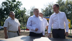 Губернатор Белгородской области посетил Краснояружский район с рабочей поездкой