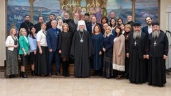 Митрополит Белгородский и Старооскольский Иоанн пообщался с белгородскими журналистами