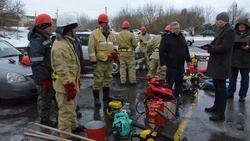 Ракитянские добровольные пожарные дружины приняли участие в смотре